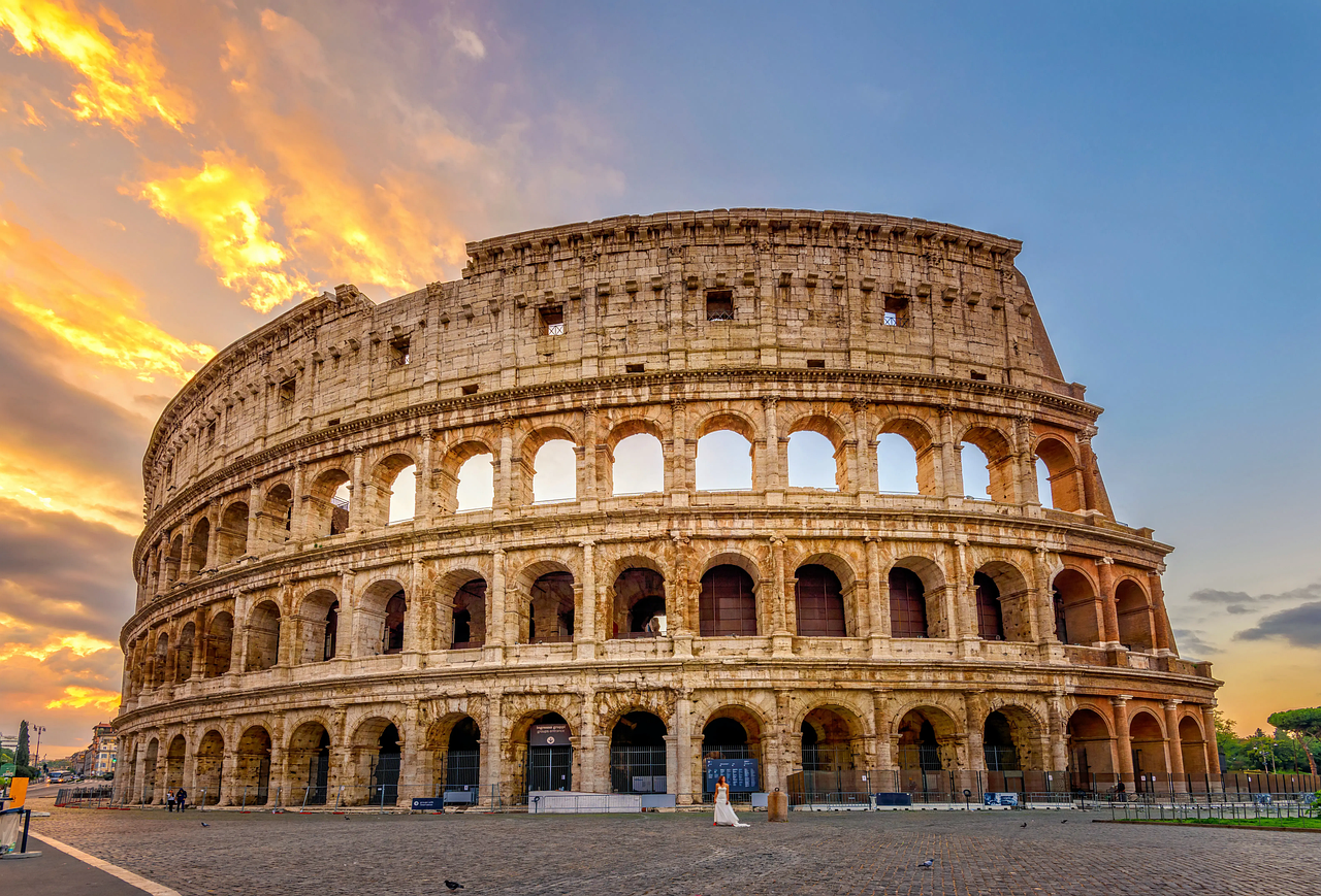 A picture of the Colosseum